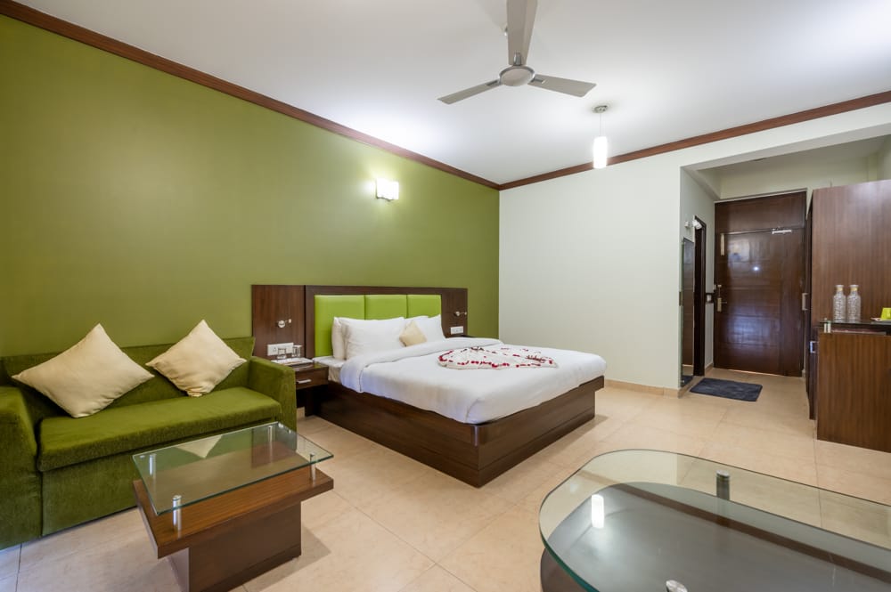 Standard room at Revathi Resort - 2/3rd view